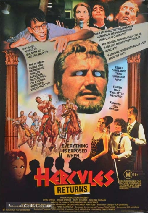 Hercules Returns - Australian Movie Poster