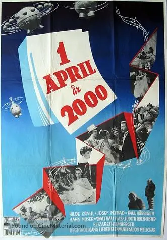 1. April 2000 (1952) Swedish movie poster