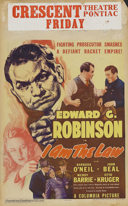 I Am the Law - Movie Poster