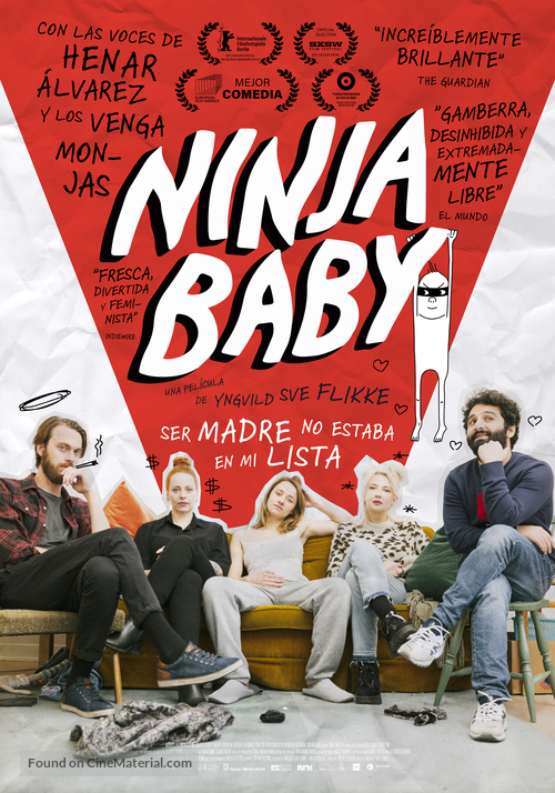 Ninjababy - Spanish Movie Poster