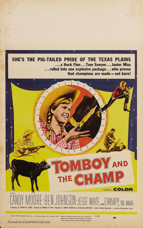 Tomboy and the Champ - Movie Poster