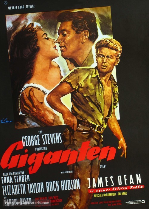 Giant - German Movie Poster