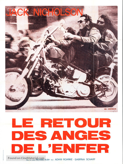 Hells Angels on Wheels - French Movie Poster