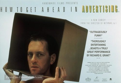 How to Get Ahead in Advertising - British Movie Poster