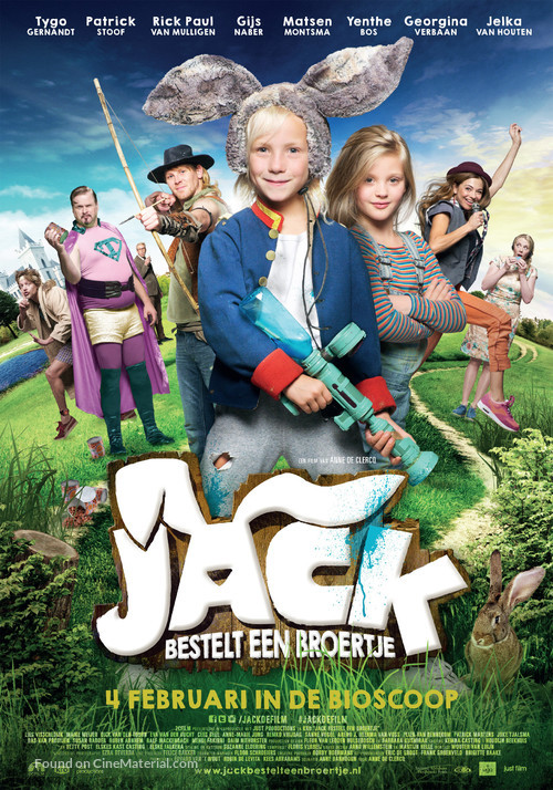 Jack Bestelt Een Broertje - Dutch Movie Poster