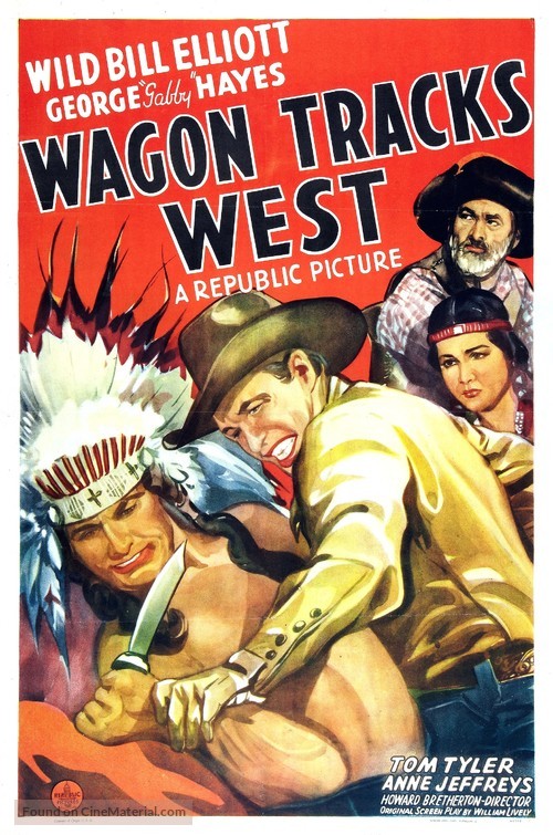 Wagon Tracks West - Movie Poster