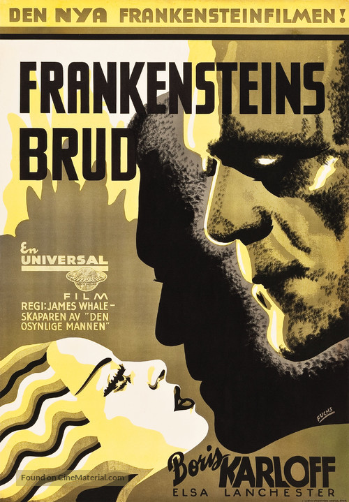 Bride of Frankenstein - Swedish Movie Poster