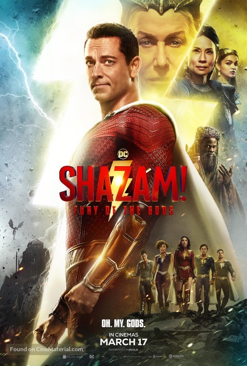 Shazam! Fury of the Gods - British Movie Poster
