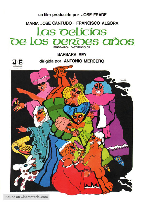 Las delicias de los verdes a&ntilde;os - Spanish Movie Poster