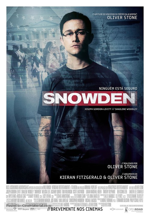 Snowden - Portuguese Movie Poster