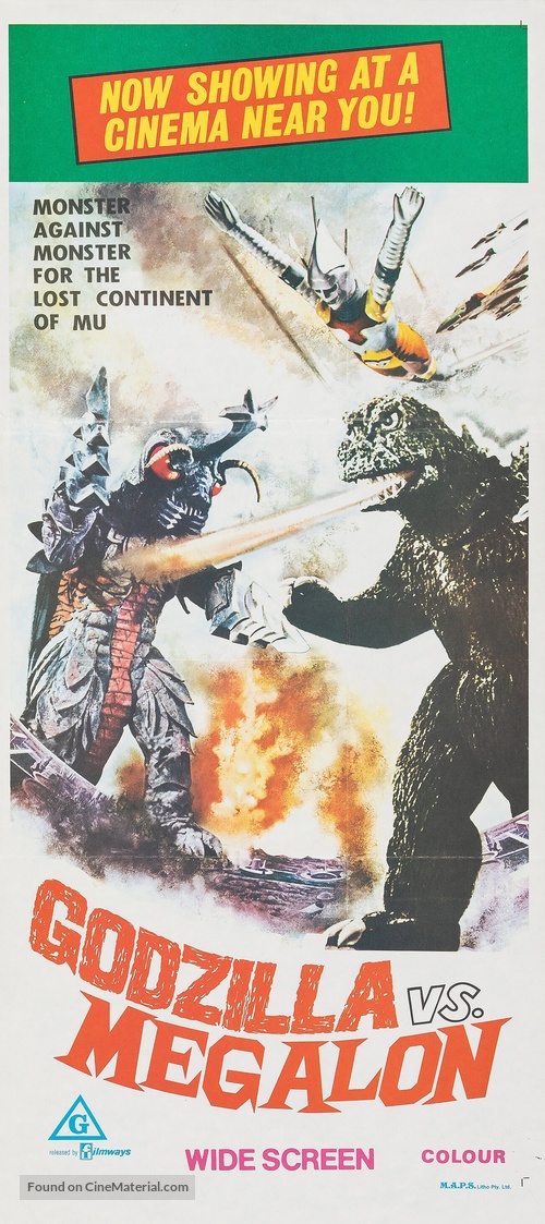 Gojira tai Megaro - Australian Movie Poster