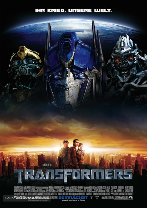 Transformers - German Movie Poster