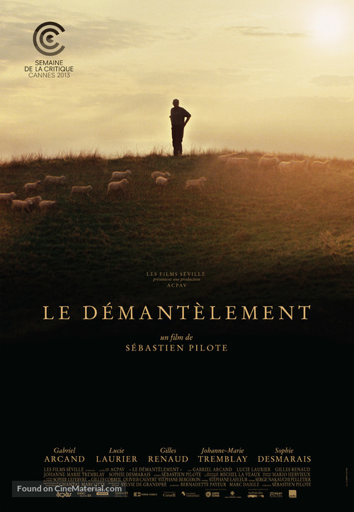 Le D&eacute;mant&egrave;lement - Canadian Movie Poster