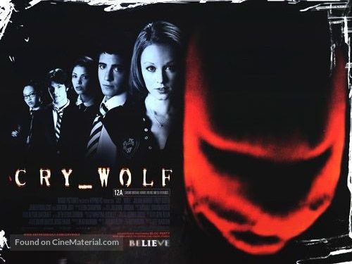 Cry Wolf - British Movie Poster