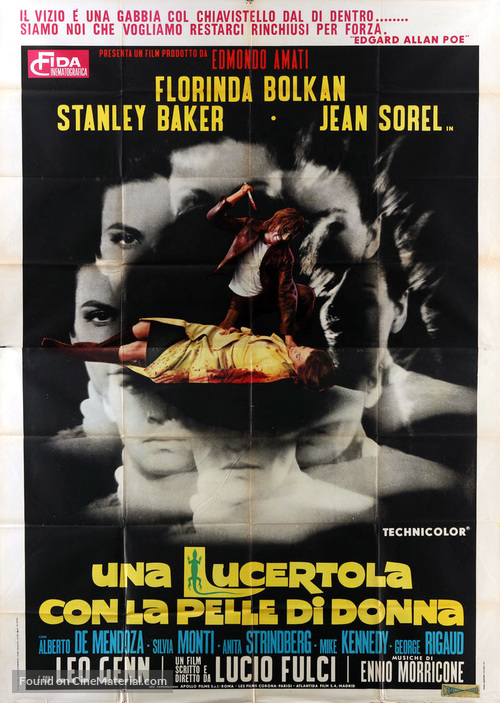Una lucertola con la pelle di donna - Italian Movie Poster