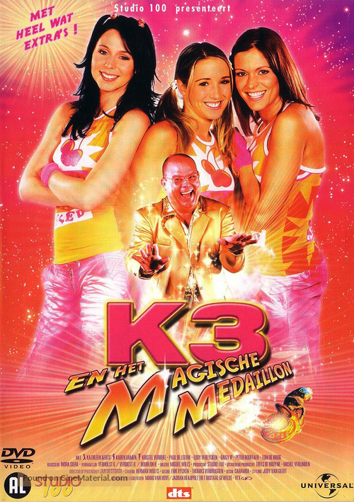 K3 en het magische medaillon - Dutch DVD movie cover