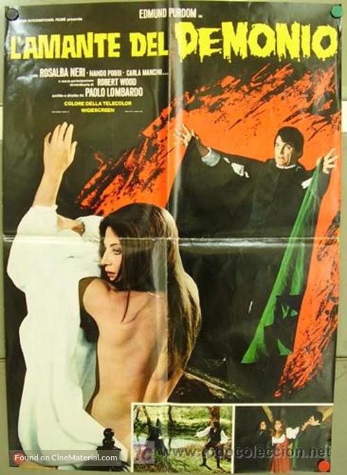 L&#039;amante del demonio - Italian Movie Poster