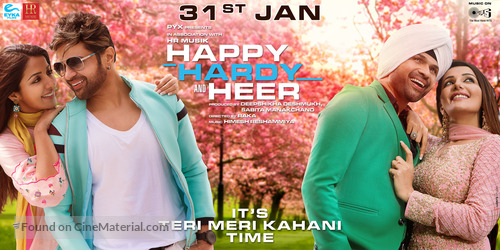 Happy Hardy and Heer - Indian Movie Poster