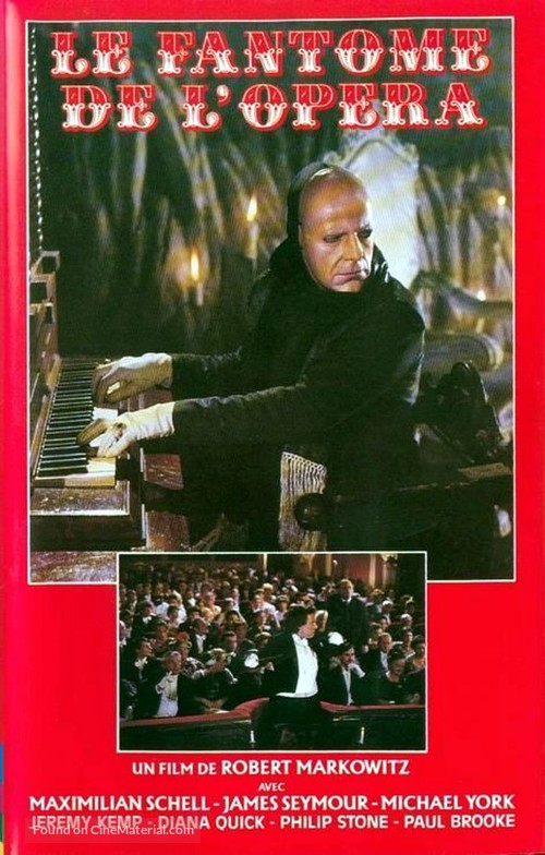 The Phantom of the Opera - French VHS movie cover