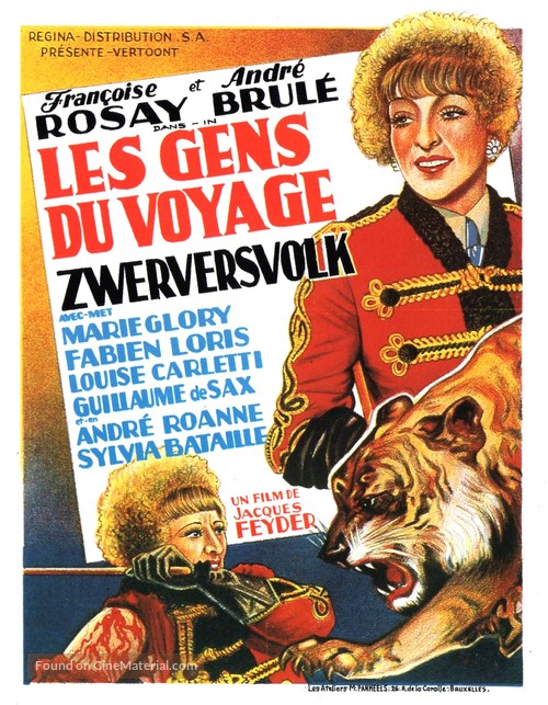 Les gens du voyage - Belgian Movie Poster