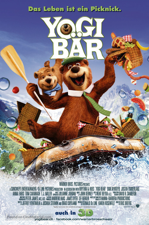 Yogi Bear - Swiss Movie Poster