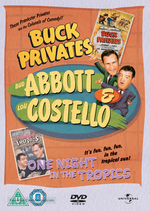 Buck Privates - British DVD movie cover