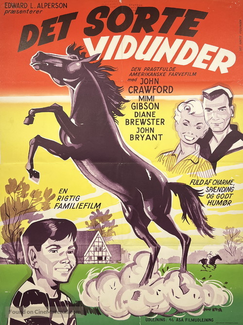 Courage of Black Beauty - Danish Movie Poster
