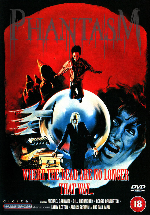 Phantasm - British DVD movie cover
