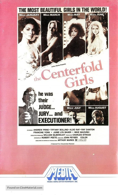 The Centerfold Girls - VHS movie cover