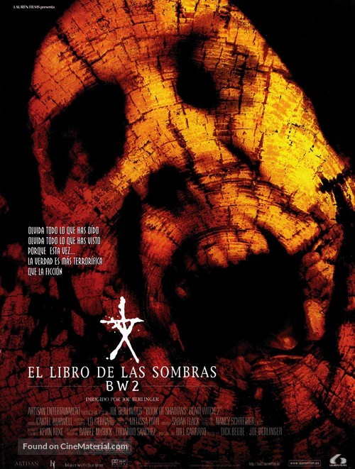 Book of Shadows: Blair Witch 2 - Spanish Movie Poster