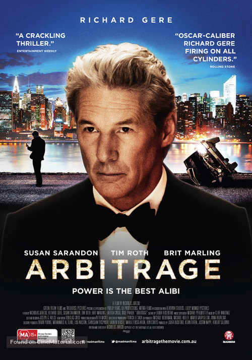 Arbitrage - Australian Movie Poster