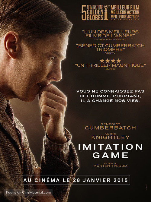 The Imitation Game - French Movie Poster