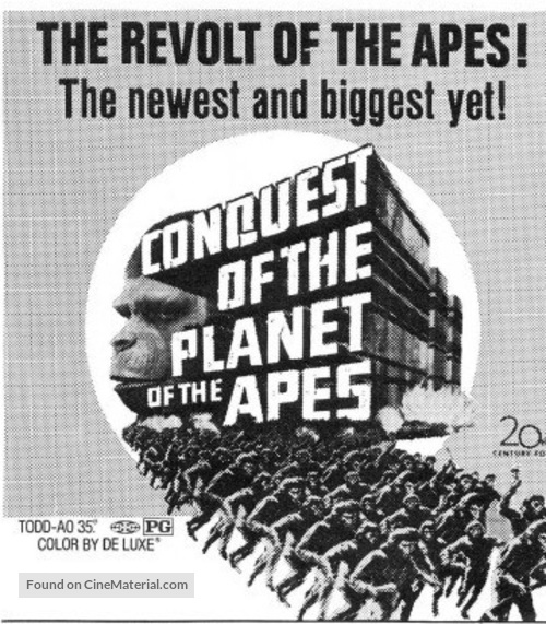 Conquest of the Planet of the Apes - poster