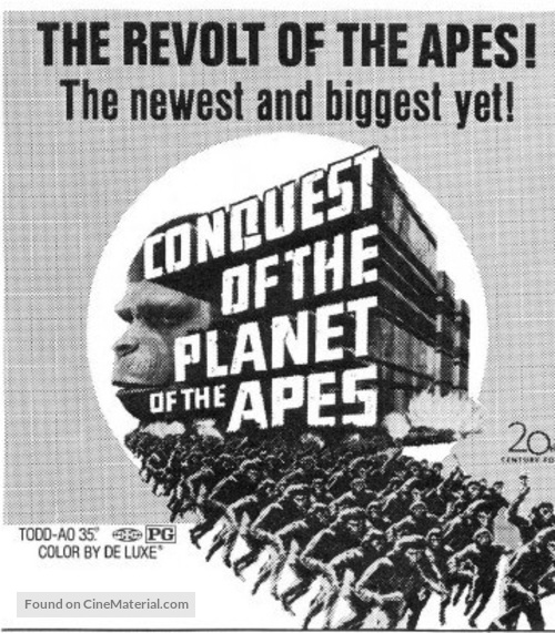 Conquest of the Planet of the Apes - poster