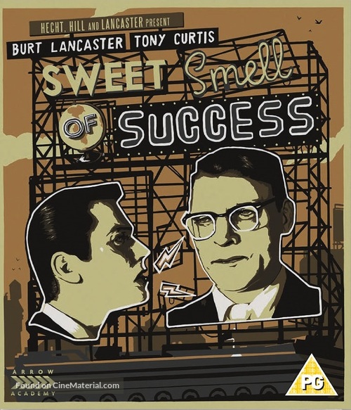 Sweet Smell of Success - British Blu-Ray movie cover