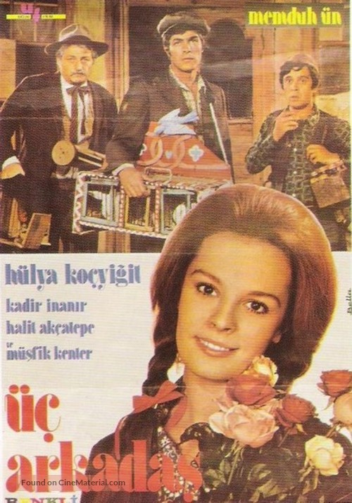 &Uuml;&ccedil; arkadas - Turkish Movie Poster