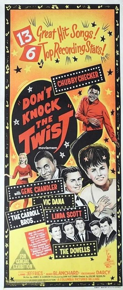 Don&#039;t Knock the Twist - Australian Movie Poster