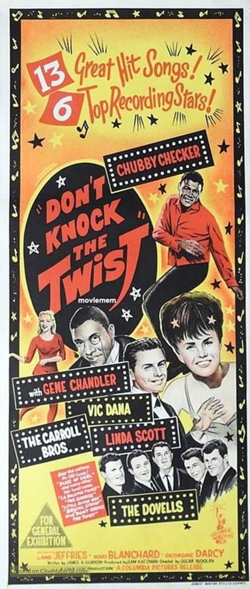 Don&#039;t Knock the Twist - Australian Movie Poster