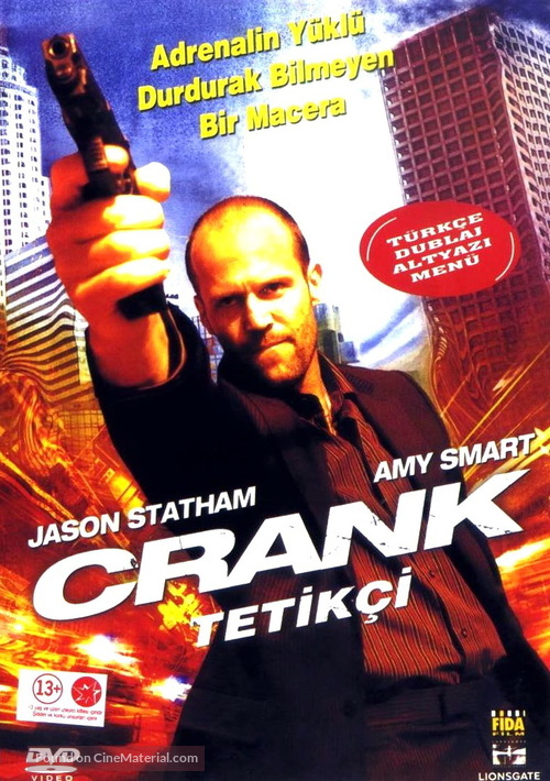 Crank - Turkish DVD movie cover