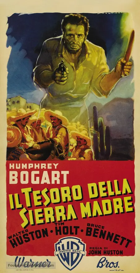 The Treasure of the Sierra Madre - Italian Movie Poster