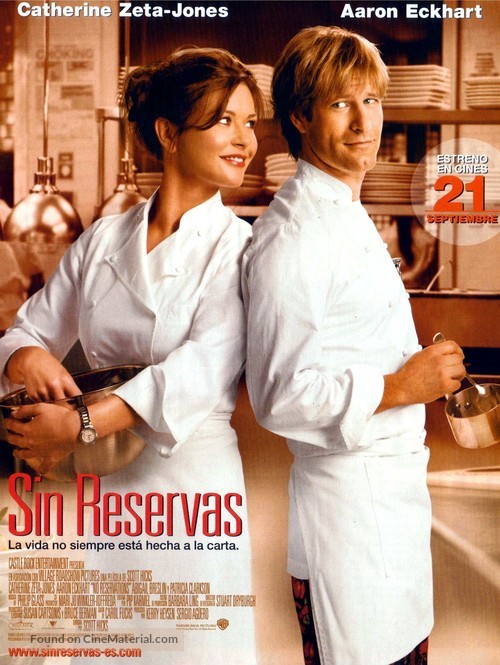 No Reservations - Spanish Movie Poster
