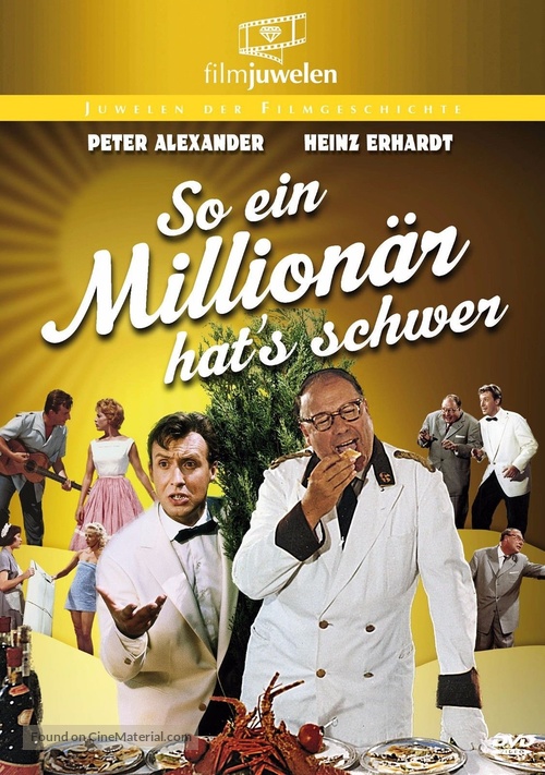 So ein Million&auml;r hat&#039;s schwer - German DVD movie cover