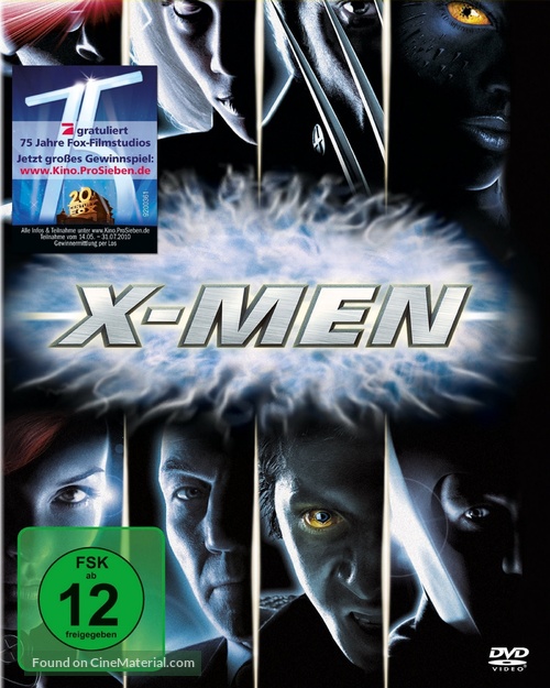 X-Men - German Blu-Ray movie cover