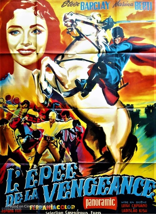 Il cavaliere dalla spada nera - French Movie Poster