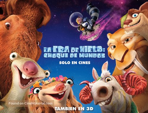 Ice Age: Collision Course - Argentinian Movie Poster