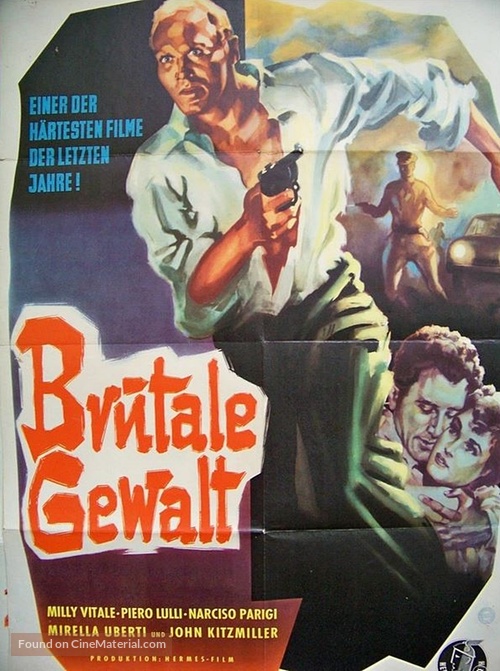 Acque amare - German Movie Poster