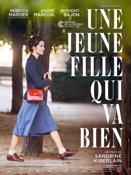 Une jeune fille qui va bien - French Movie Poster