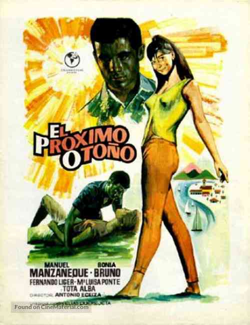 El pr&oacute;ximo oto&ntilde;o - Spanish Movie Poster