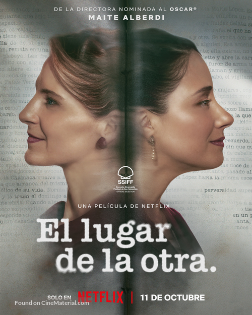 El lugar de la otra - Chilean Movie Poster