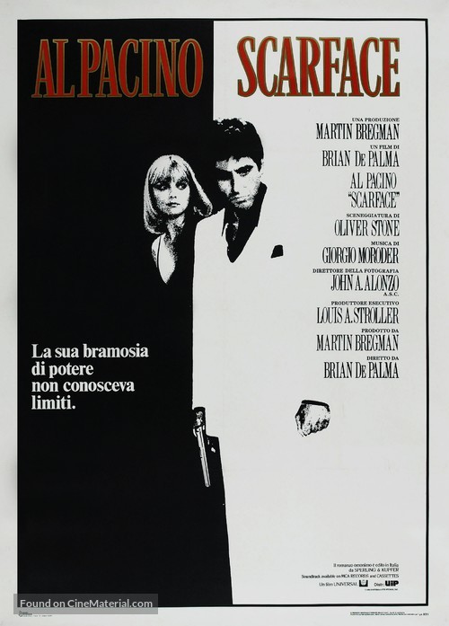 Scarface - Italian Movie Poster
